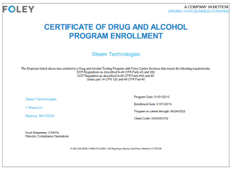 Download A Drug And Alcohol COE – Foley Help Center